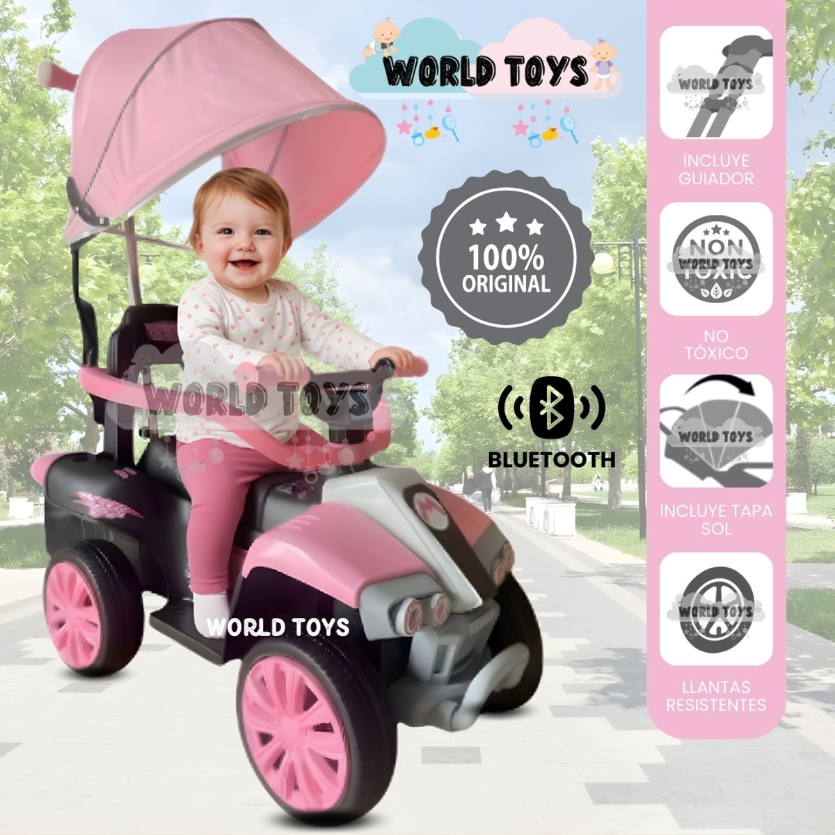 BABY - Correpasillo Guiador «LINZER» Pink