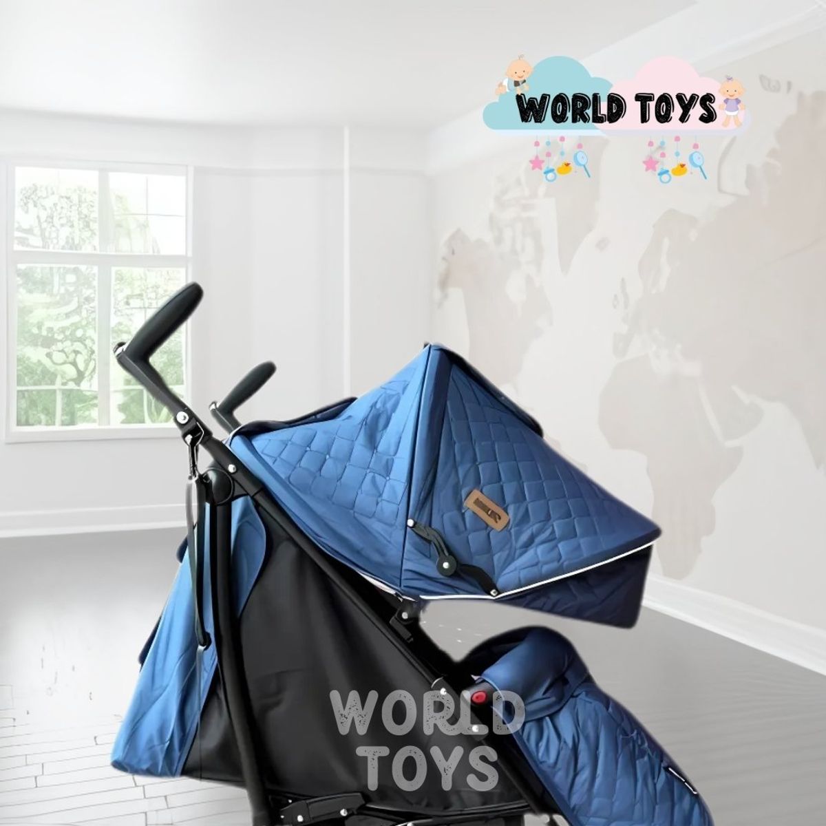 BABY HAPPY - Coche Bastón «SINNIA» Edición Limitada Blue