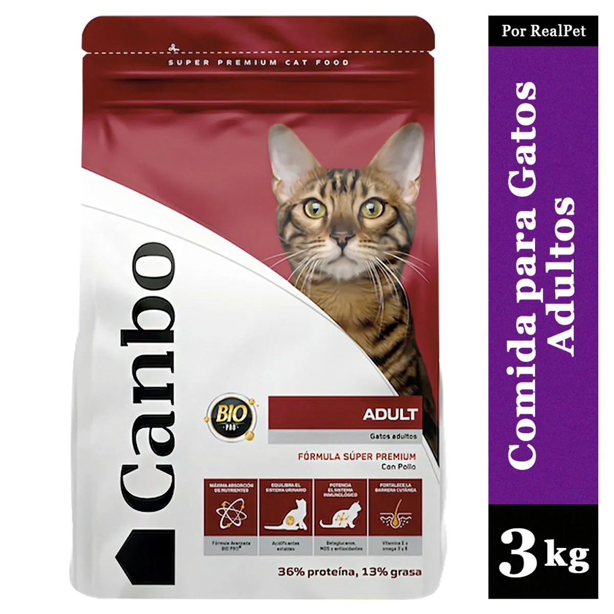 CANBO - Comida para Gatos Adultos Canbo Cat Pollo 3 kg