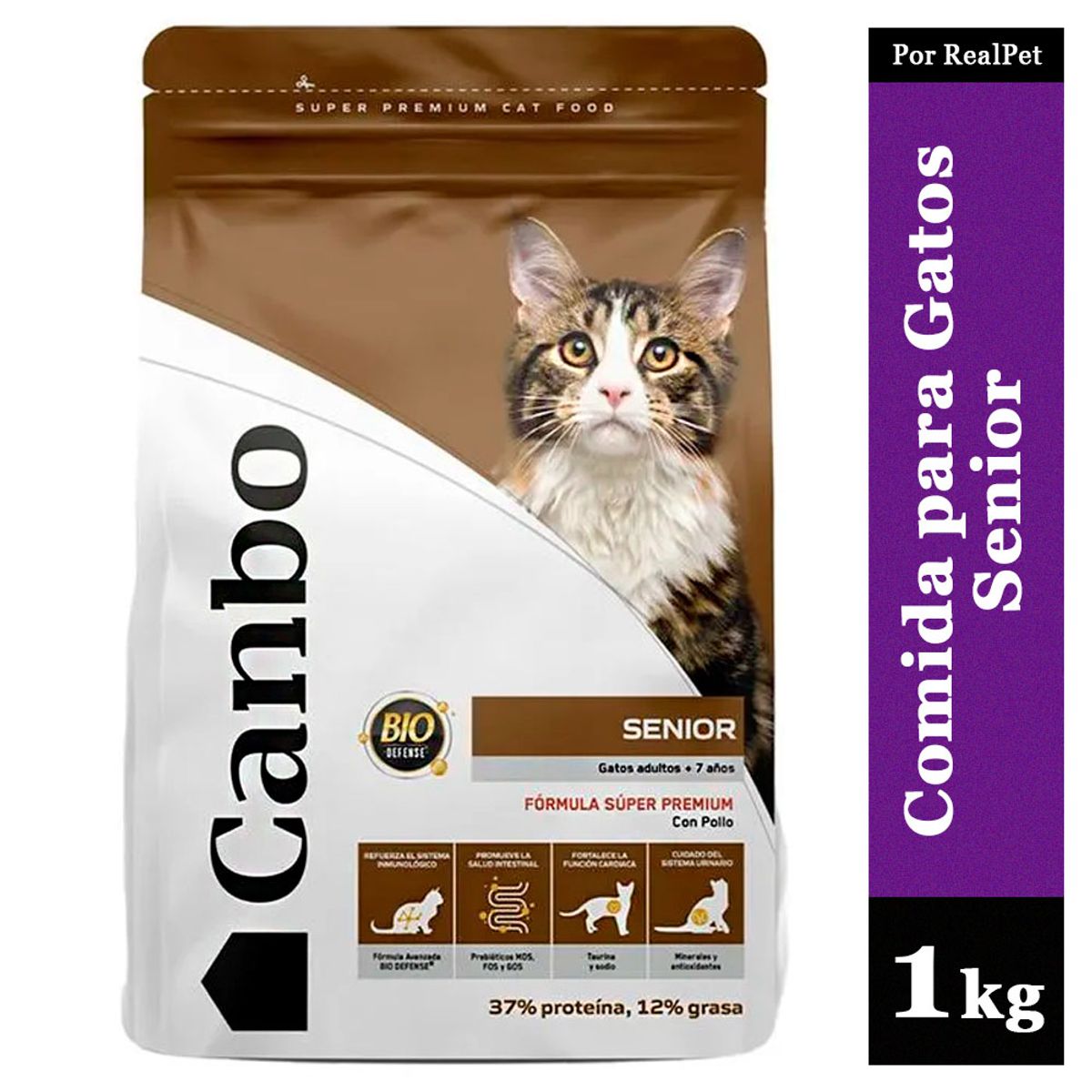 CANBO - Comida para Gatos Adultos Canbo Cat Senior Pollo 1 kg