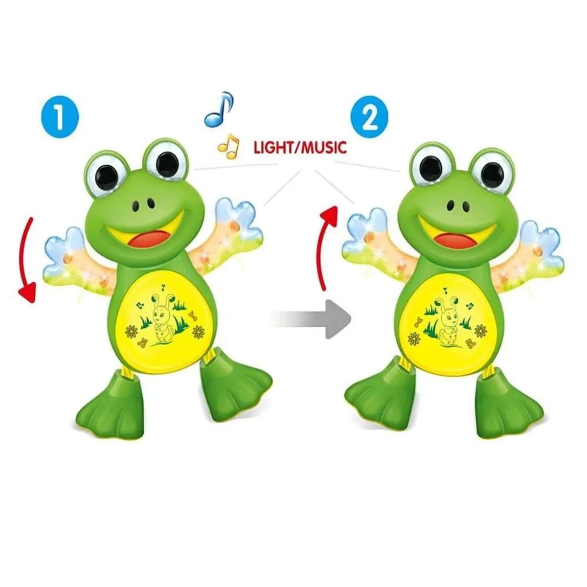 GENERICO - Rana Bailarina con Luces y Sonido