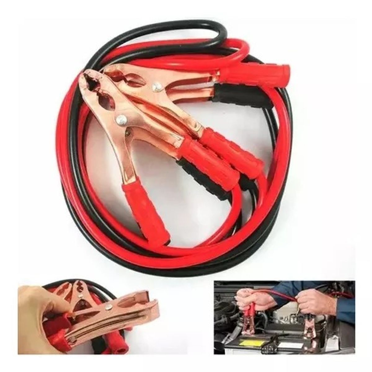 GENERICO - Cable De Batería Pasa Corriente 1000 AMP