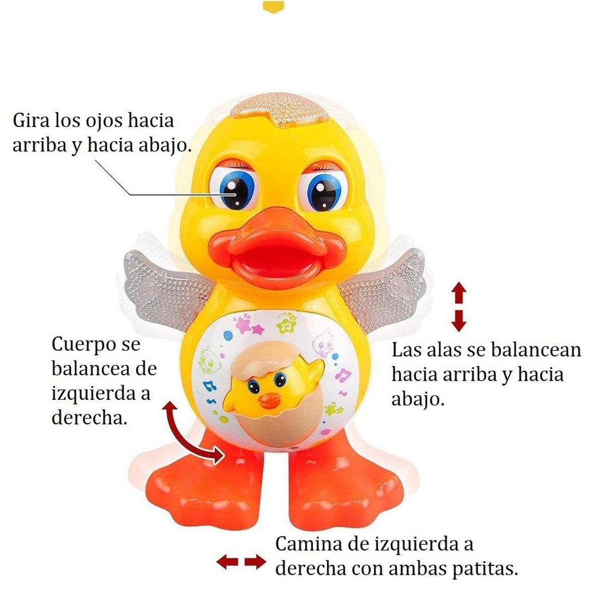 GENERICO - Pato Bailarín con Luces y Sonido