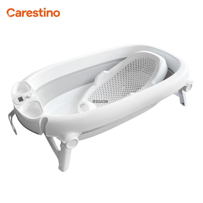 CARESTINO - Bañera Plegable Portátil 50L CARESTINO -HAWAII- Gris