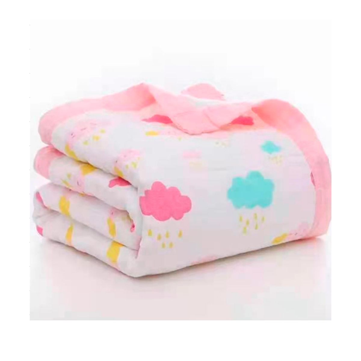 GENERICO - Manta de Muselina para Bebé 100% Algodón 6 Capas