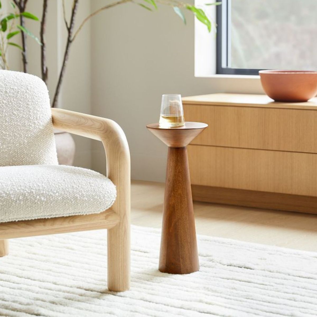 GENERICO - Mesa de Madera Lateral Andrea Decoban Hogar