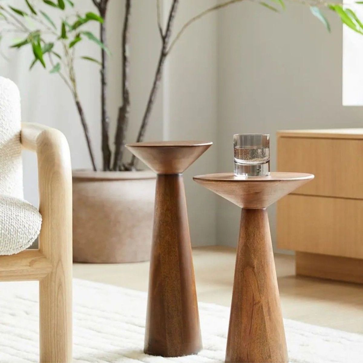 GENERICO - Combo mesa de Madera Lateral Andrea Decoban Hogar