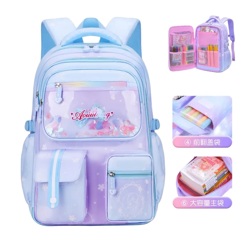 GENERICO - Mochila juvenil Kawai escolar mujer multifuncional