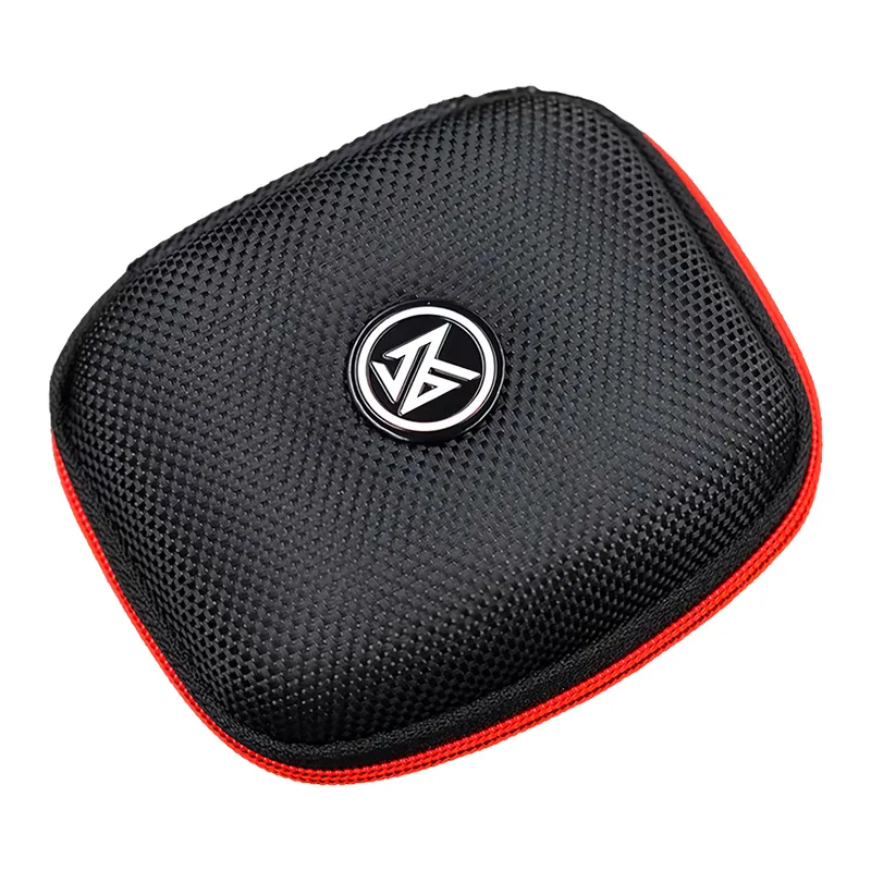 GENERICO - Mini Estuche para Auriculares Compacto Resistente Portátil Negro