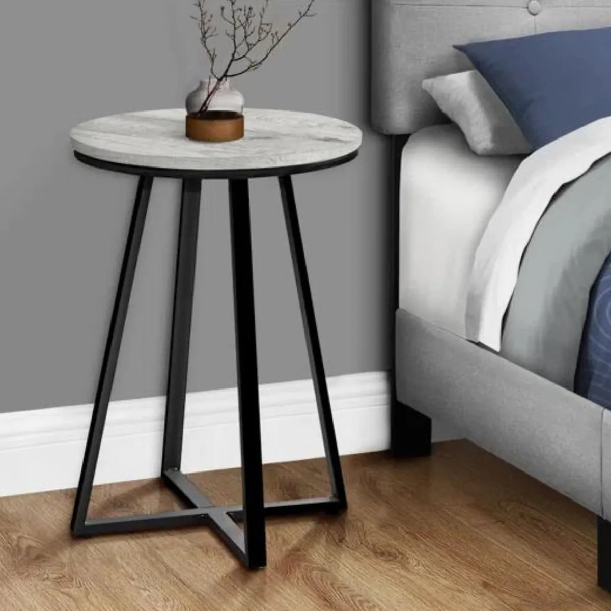 GENERICO - Mesa Auxiliar Cosmo Cemento Coricha Home