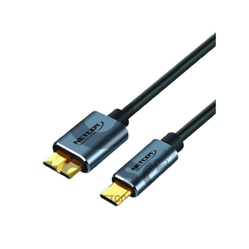 TRAUTECH - Cable USB 3.1 Tipo C a Micro B 30cm