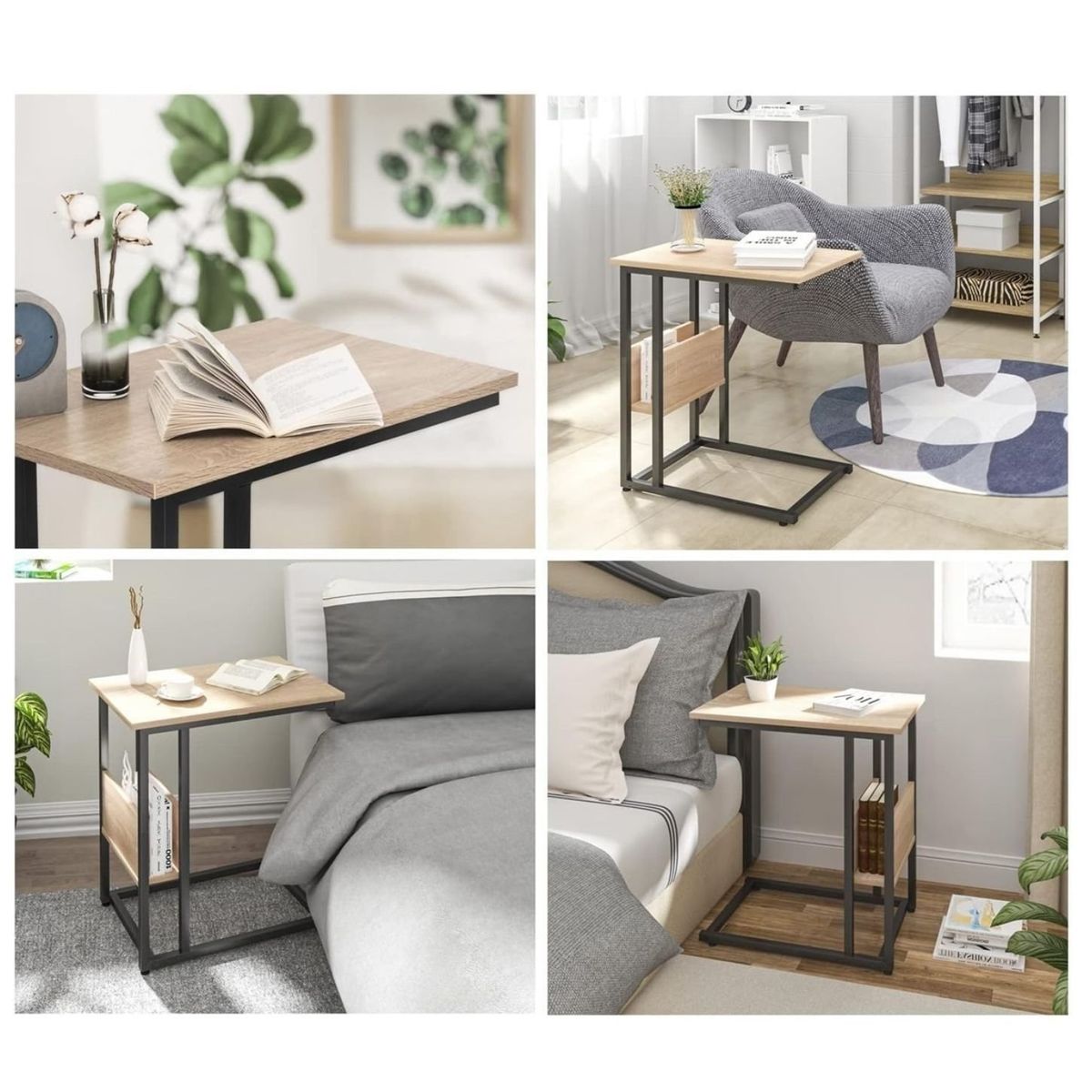 GENERICO - Mesa Auxiliar Industrial Draco Duna Coricha Home