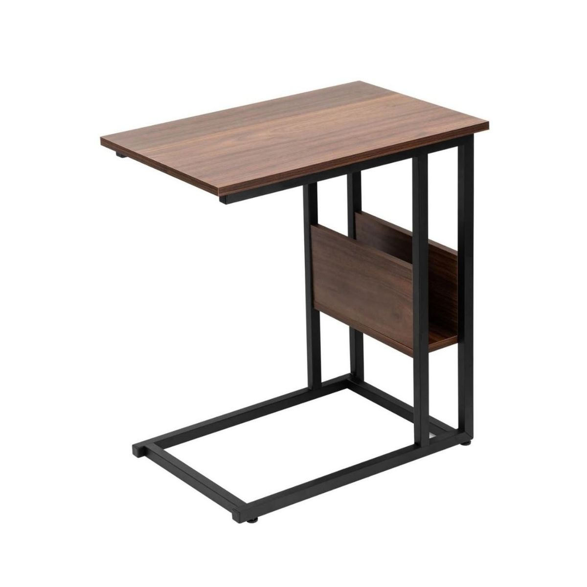 GENERICO - Mesa Auxiliar Industrial Draco Caramelo Coricha Home