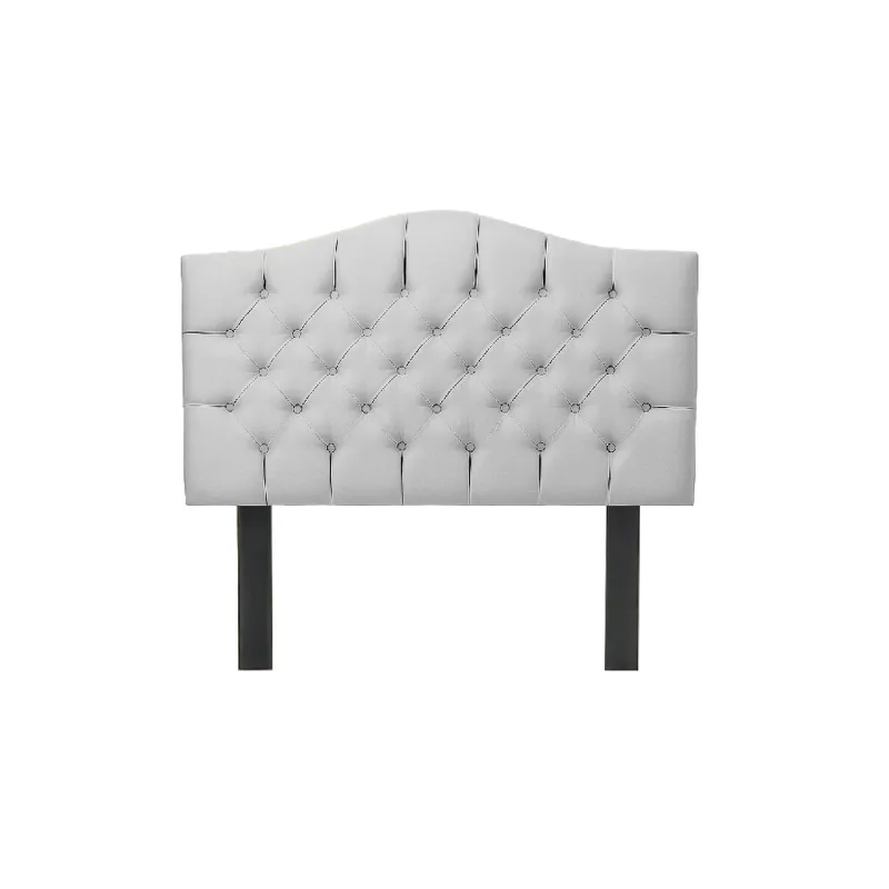 MUEBLES MACRUMO - Cabecera Alta Varsovia de 1.5 Plz - Color Gris Plata