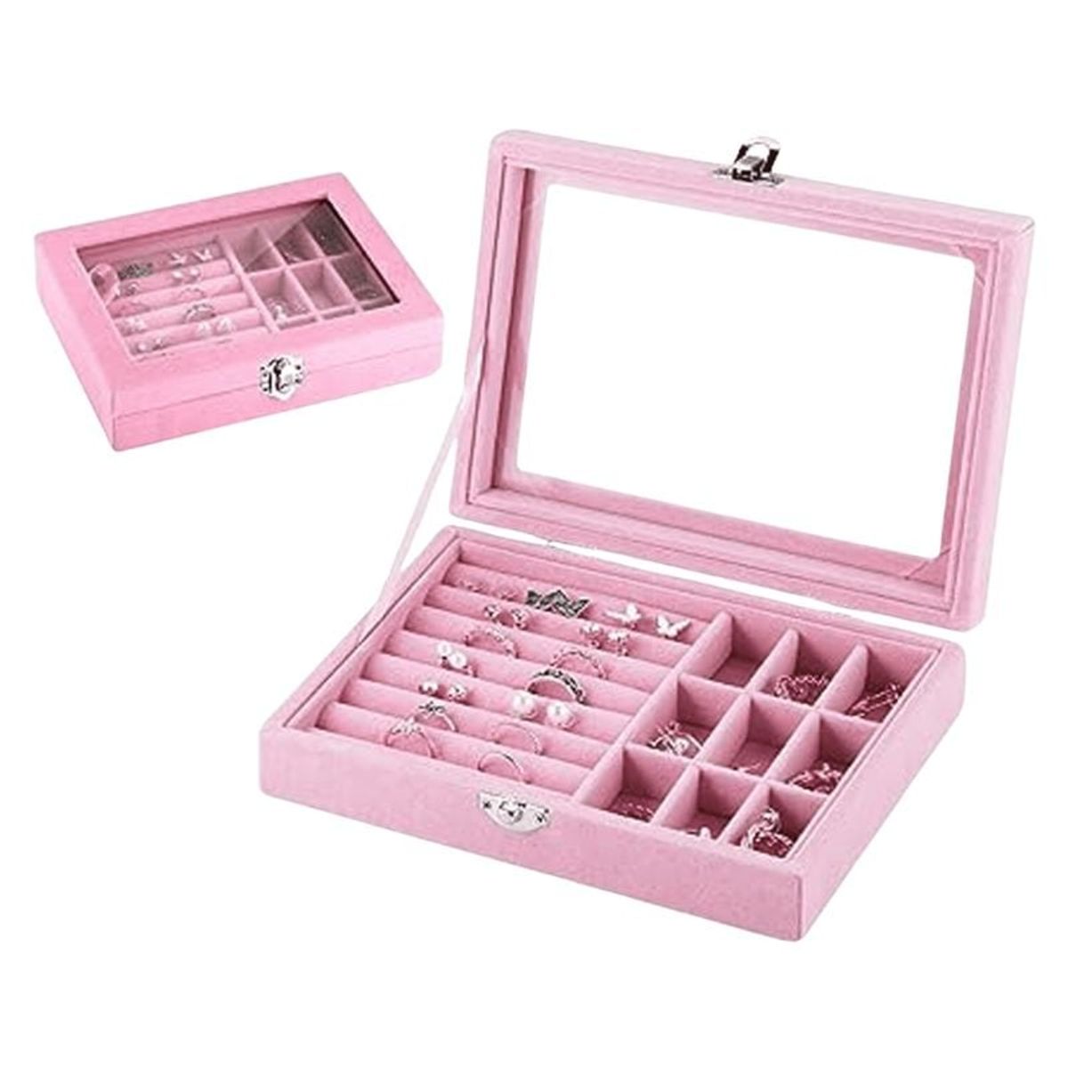 GENERICO - Joyero Multiespacio Rosa