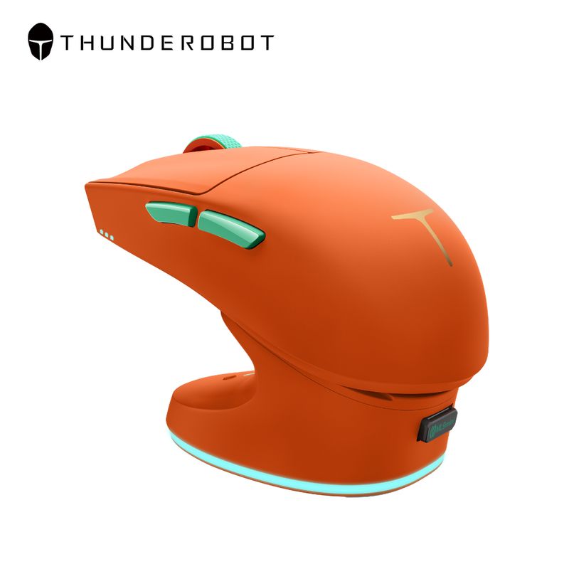 THUNDEROBOT - Mouse Gamer Inalámbrico Thunderobot ML9 8k Hz 30000dpi Con Base Rgb