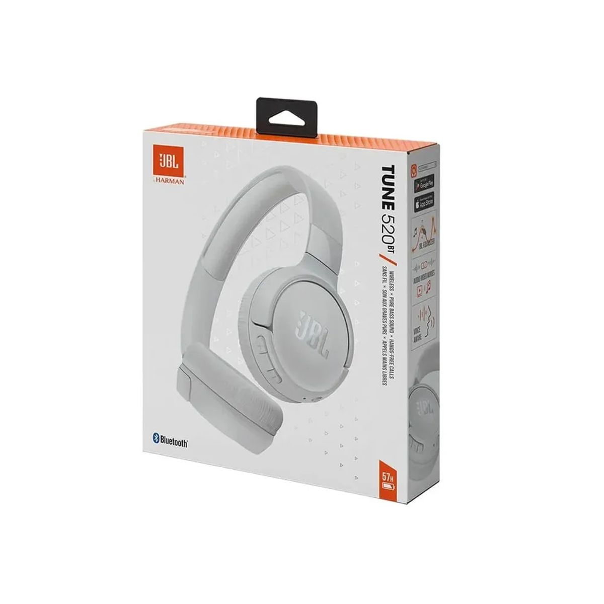 JBL - AUDIFONO JBL TUNE 520BT BLUETOOTH WHITE