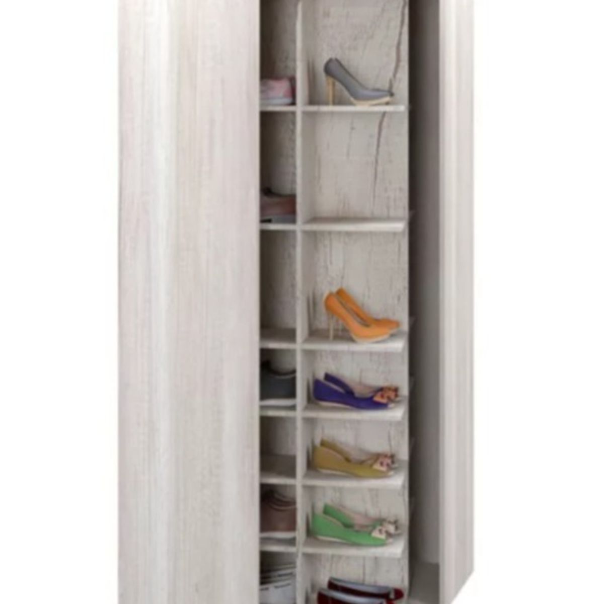 NACION MUEBLES - Esquinero Giratorio Multifunción Espejo NM