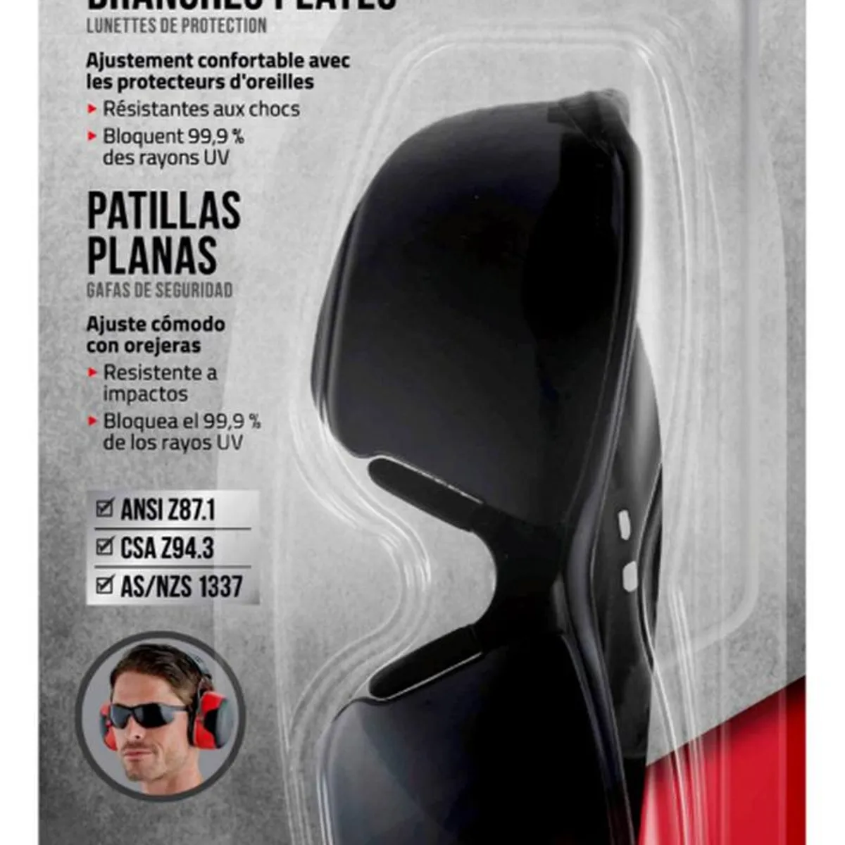 3M - Lentes de Seguridad 3M Profesionales con Lente Oscuro