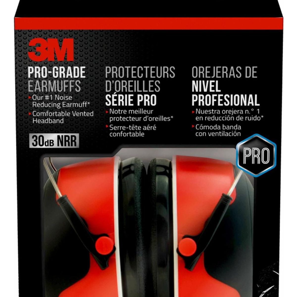 3M - Orejeras de Seguridad 3M Profesional Alta Reducción de Ruido