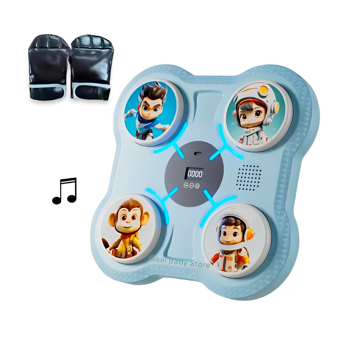 GENERICO - MAQUINA DE ENTRENAMIENTO DE BOXEO PARA NIÑOS CELESTE