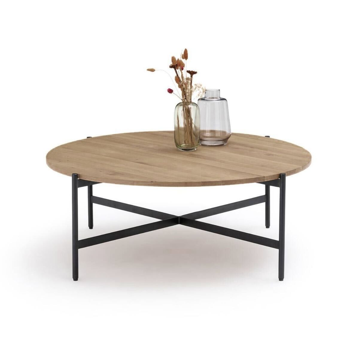 GENERICO - Mesa de Centro Industrial Belga Espresso Coricha Home