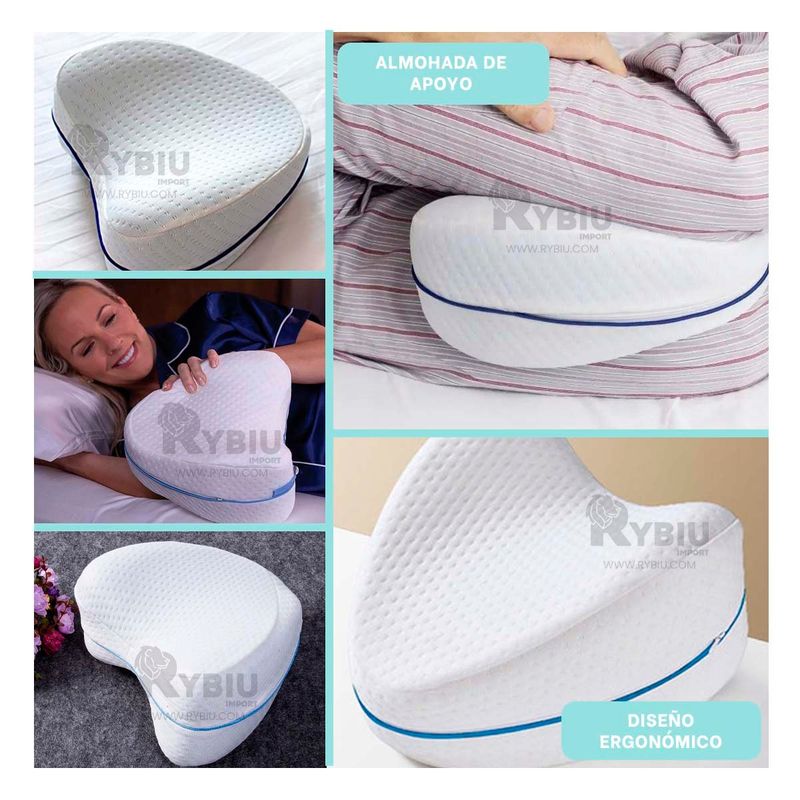RYBIU IMPORT - Cojín Compacto y Funcional para Piernas Y+Ligas de Regalo