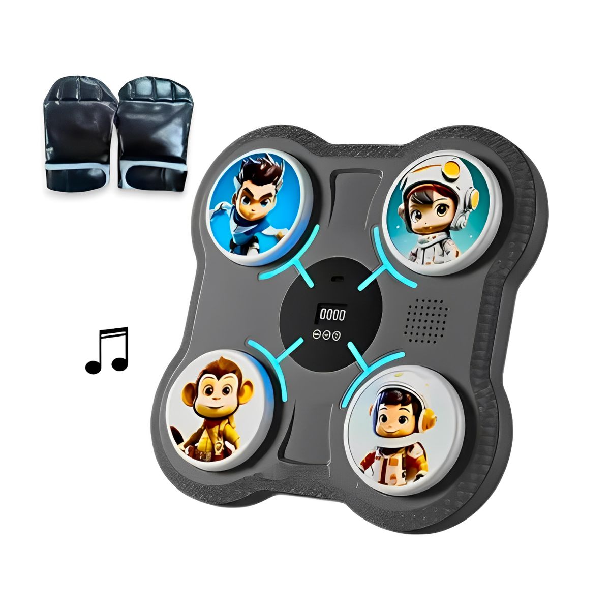 GENERICO - MAQUINA DE ENTRENAMIENTO DE BOXEO PARA NIÑOS  NEGRO