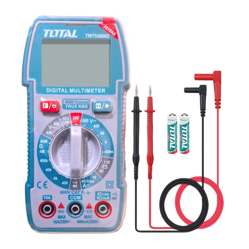TOTAL TOOLS - Multimetro digital 600v industrial Total