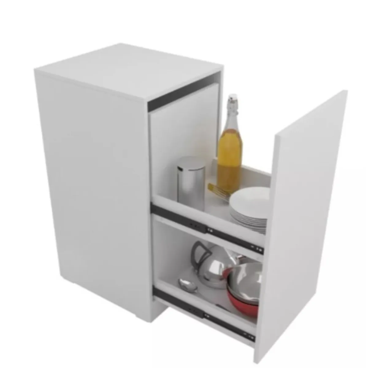 NACION MUEBLES - Guardado Organizador Blanco NM