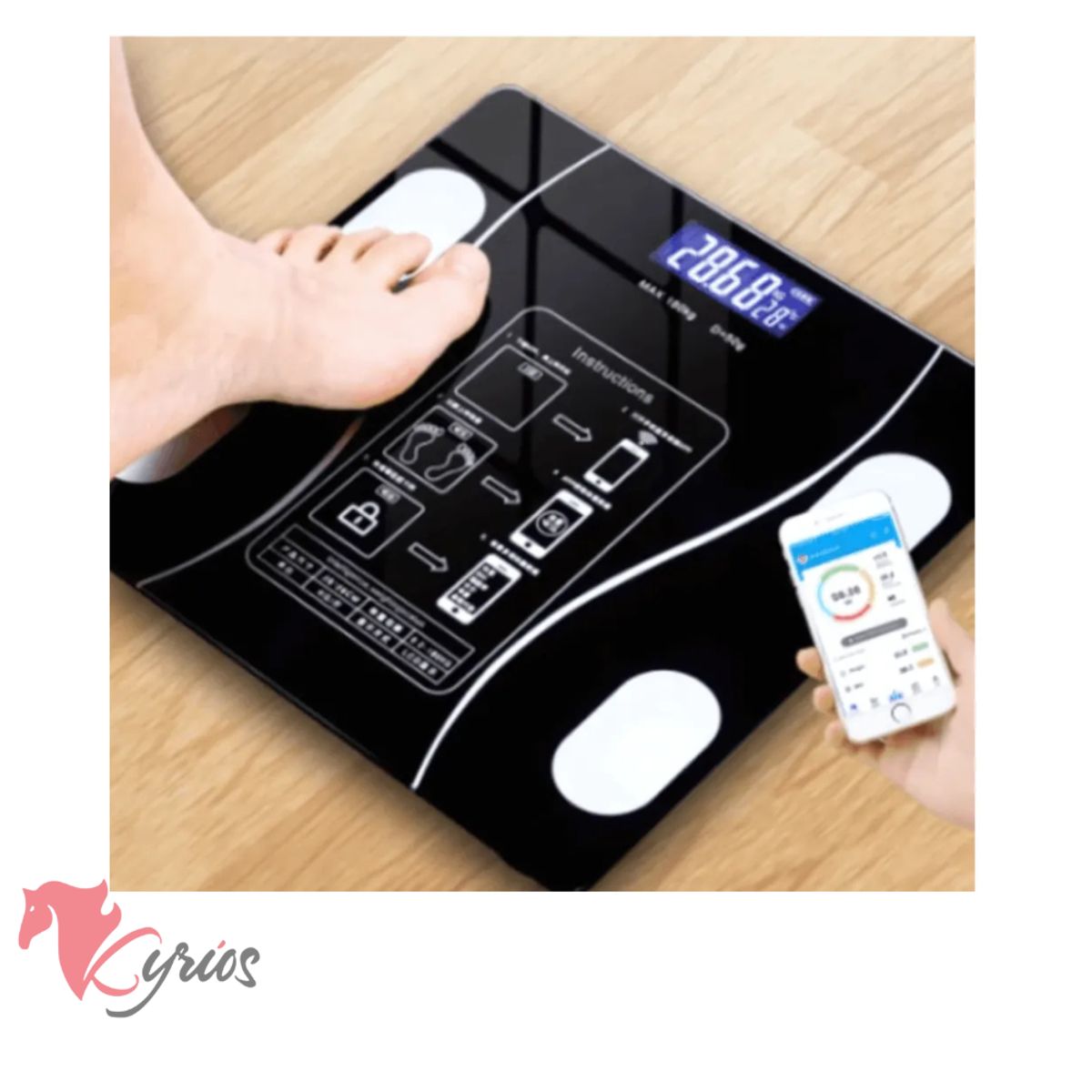NO LOGO - Balanza Para Peso Digital Inteligente