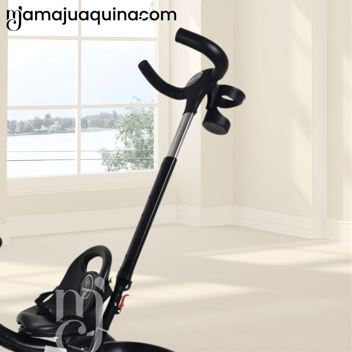 CONFORT - Triciclo Guiador  «ROLLER GUIDE» Black