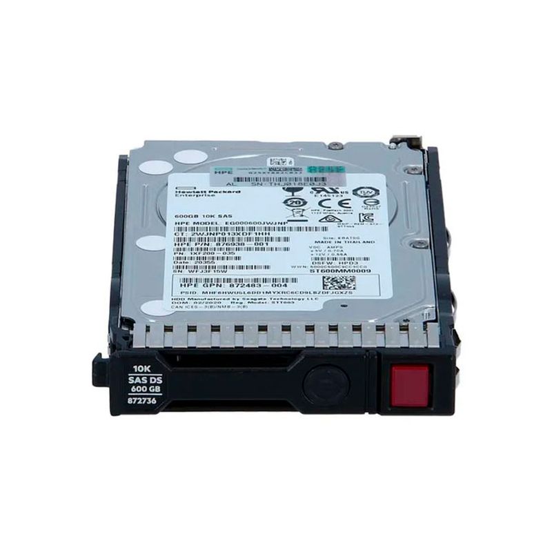 HP - DISCO DURO HP 600GB SAS 12GBPS 10K RPM 25 PN 872477-B21