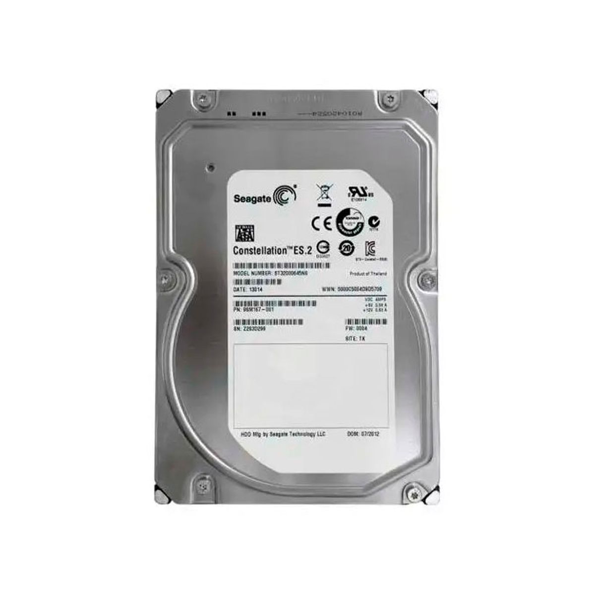 SEAGATE - DISCO DURO CONSTELLATION2 2TB SATA 35 7200 RPM PN ST3200645NS