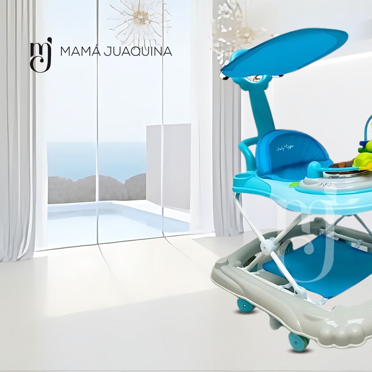 BABY - Andador Carrusel Musical  «SEELE» Sky Blue