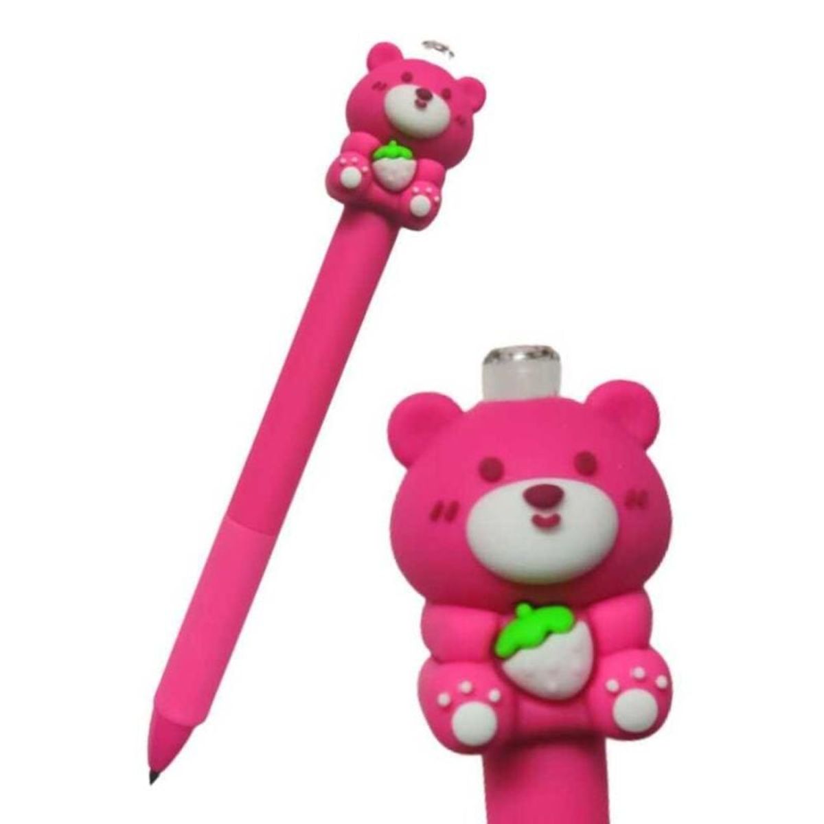 GENERICO - Lapiz Infinito de Osito Fucsia