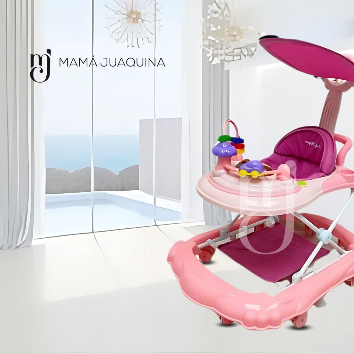 BABY - Andador Carrusel Musical  «SEELE» Pink