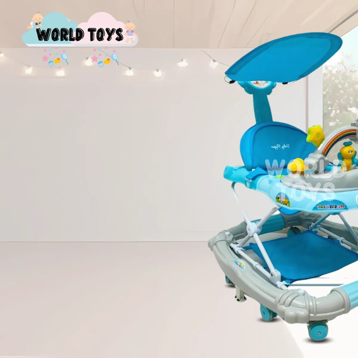 CONFORT - Andador Musical Confort Kids «RAINBOW MERCY » Sky Blue