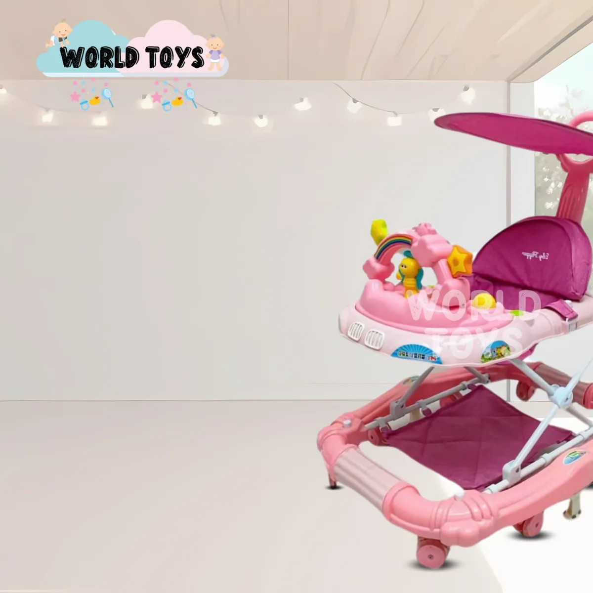 CONFORT - Andador Musical Confort Kids «RAINBOW MERCY » Pink