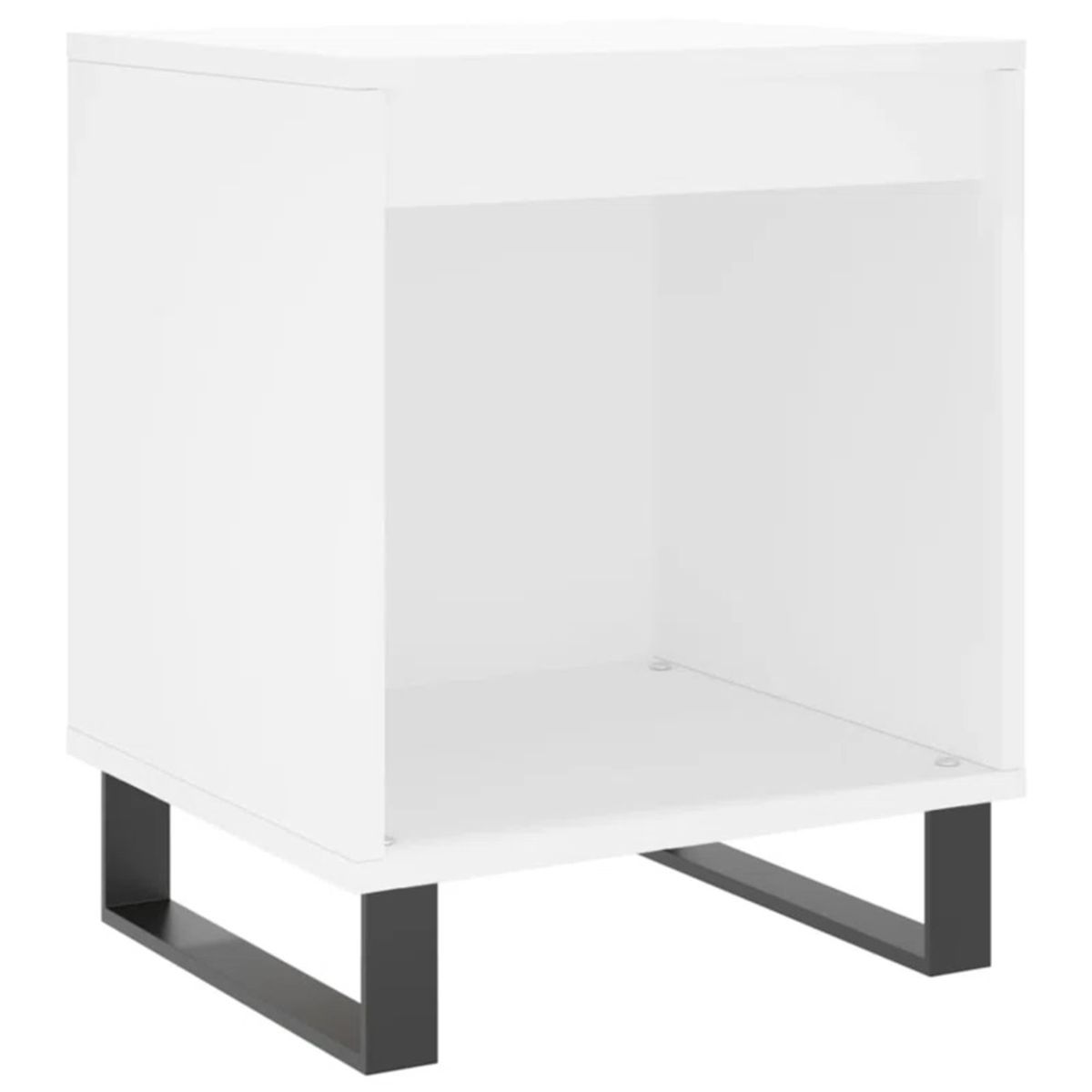 GENERICO - Velador Moderno Vulcan Blanco R&R MUEBLES