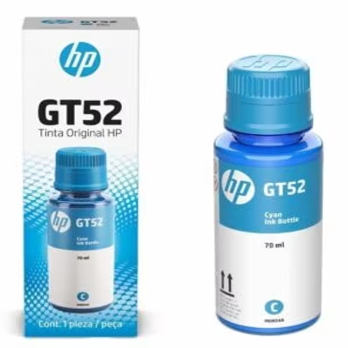 HP - BOTELLA DE TINTA HP GT52  CYAN  100% ORIGINAL