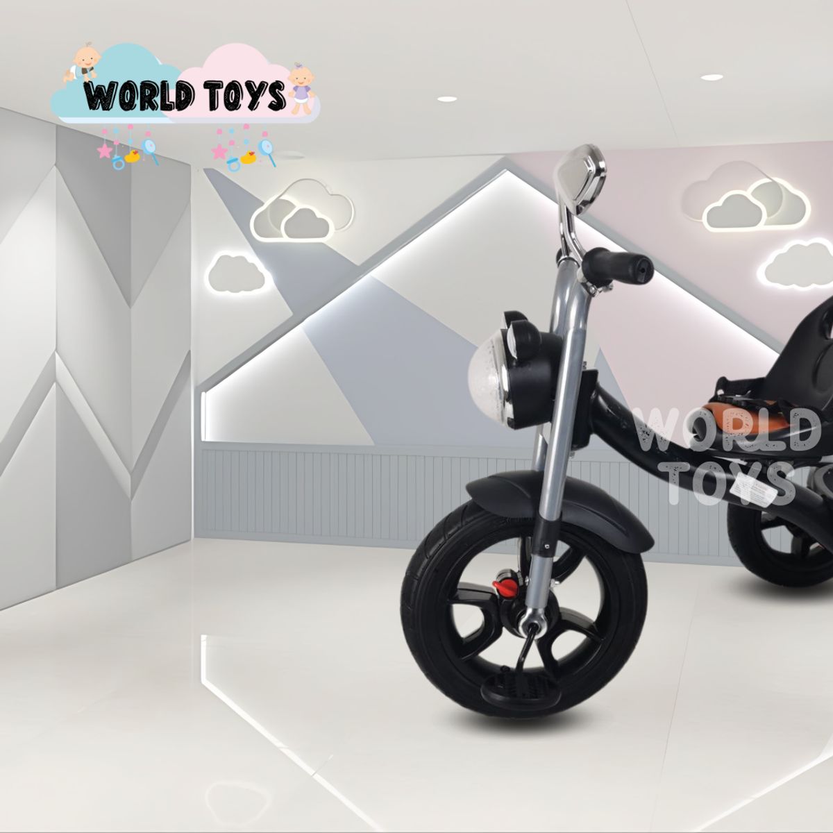 BEAUTIFUL - Triciclo Chavito Musical «ROLLER STAR» Black