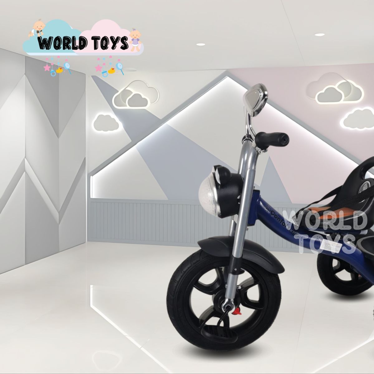 BEAUTIFUL - Triciclo Chavito Musical «ROLLER STAR» Blue