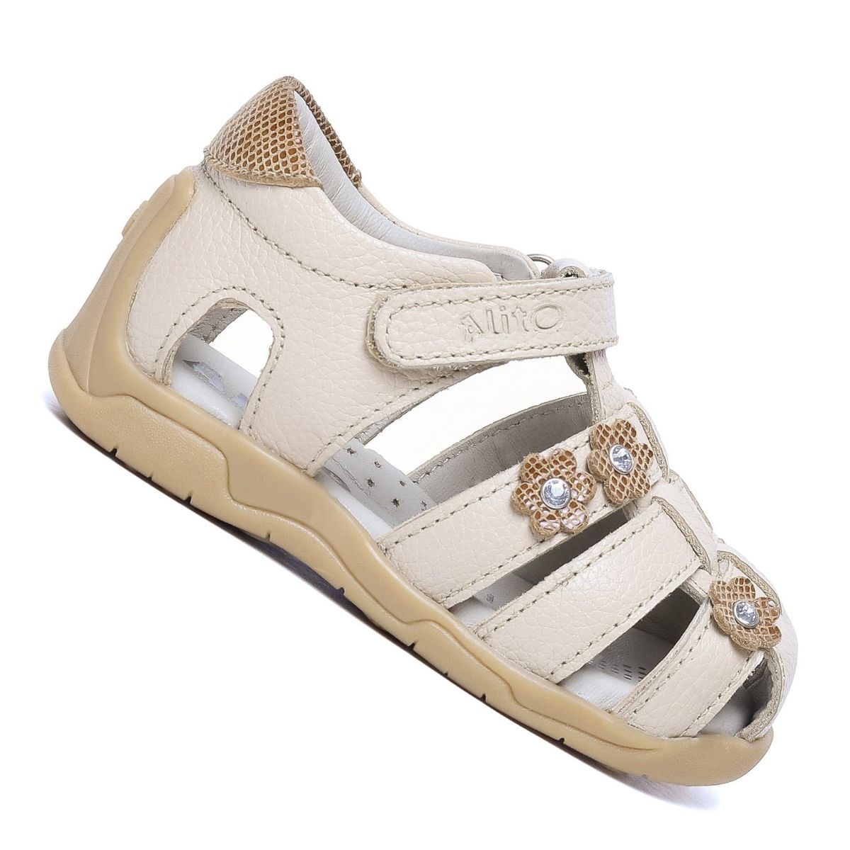 CALZADOS ALITO - Sandalia pibe de cuero niña 06077