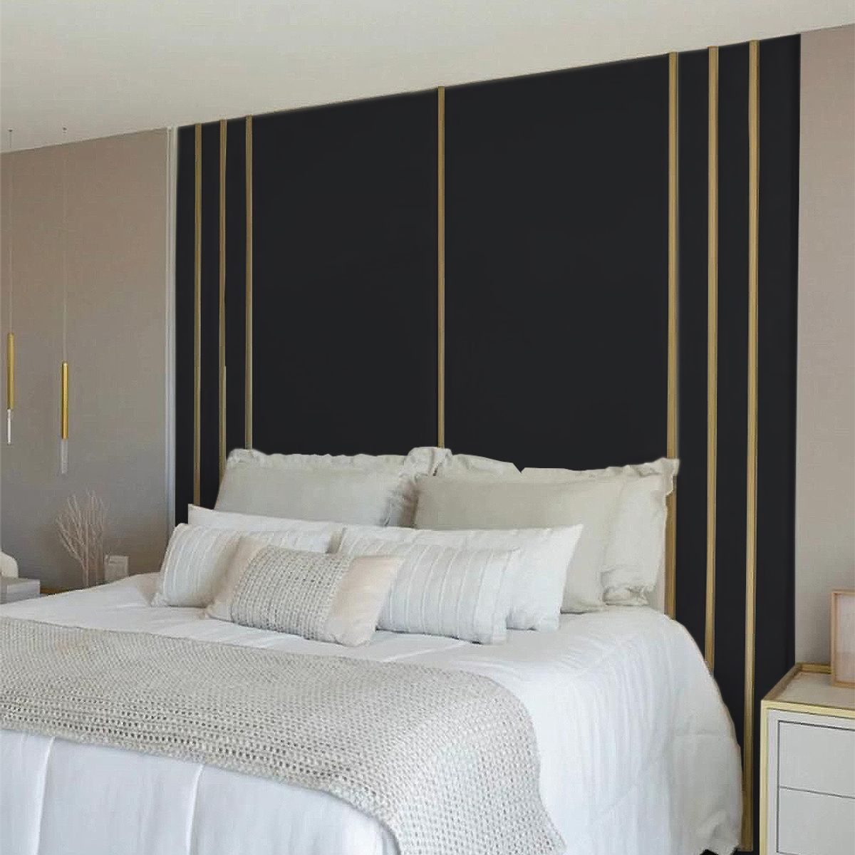 BARAKA HOME - Cabecera Murcia Queen - Negro