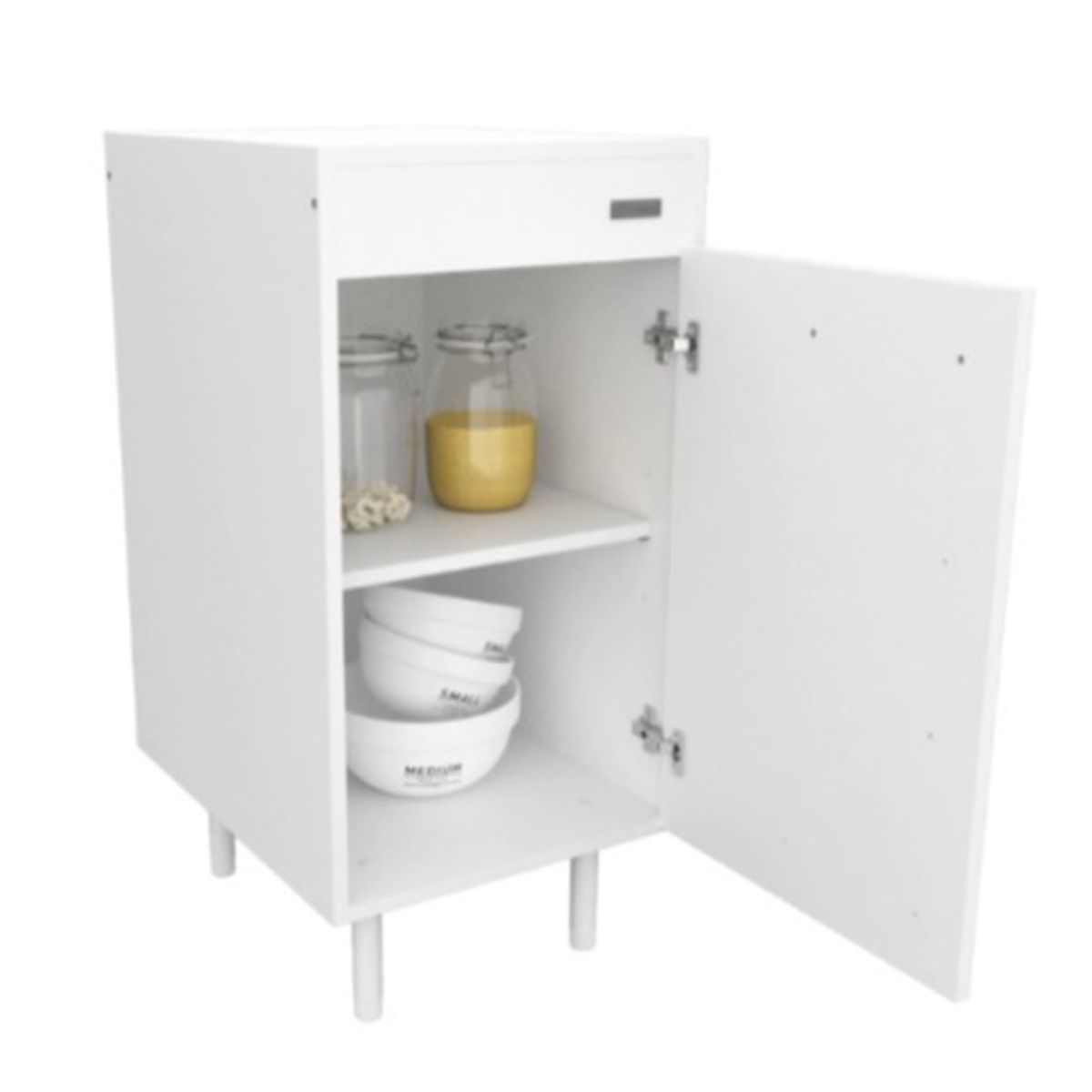 NACION MUEBLES - BAJO MESADA BLANCA ANTU NM