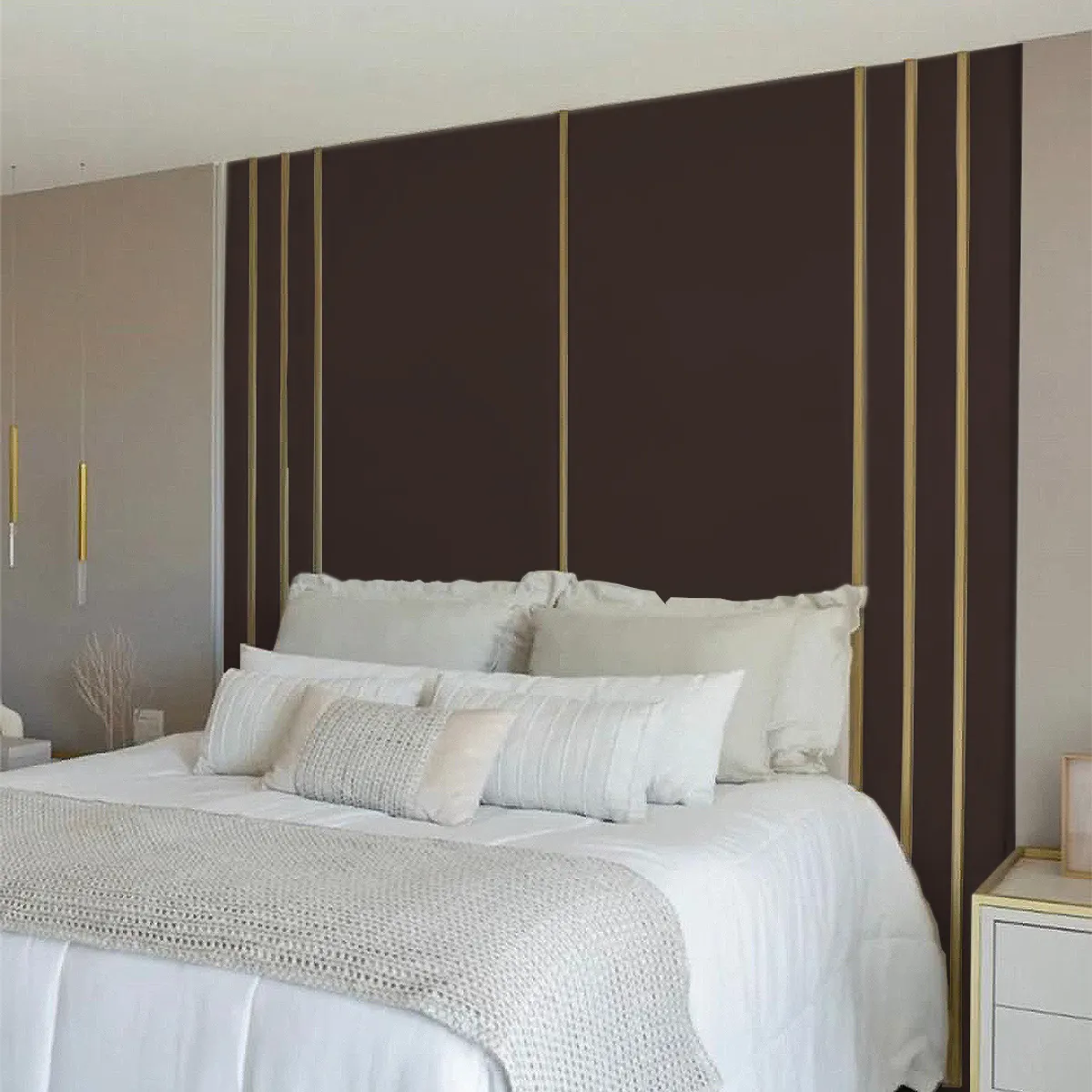 BARAKA HOME - Cabecera Murcia Queen - Chocolate