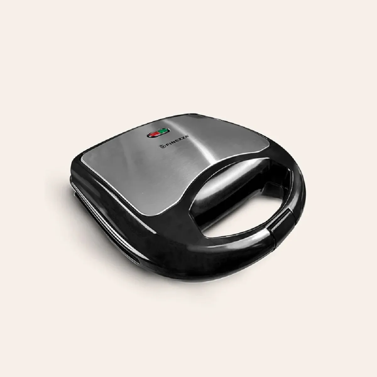 FINEZZA - Sandwichera eléctrica de acero inoxidable FINEZZA  FZ-822GS