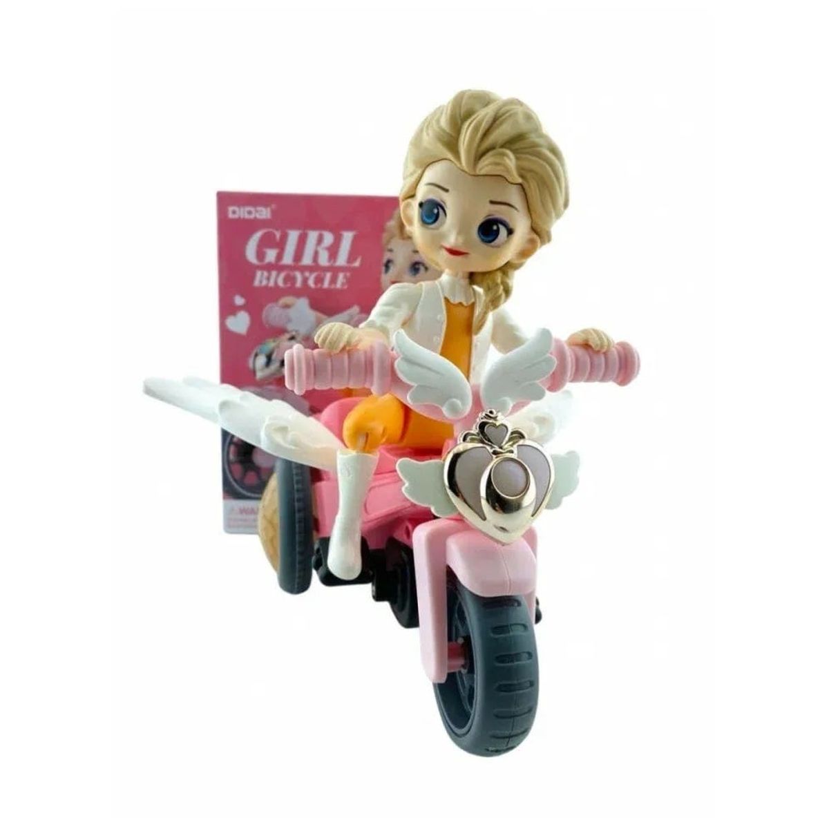 GENERICO - Muñeca en Motocicleta Musical con Luces