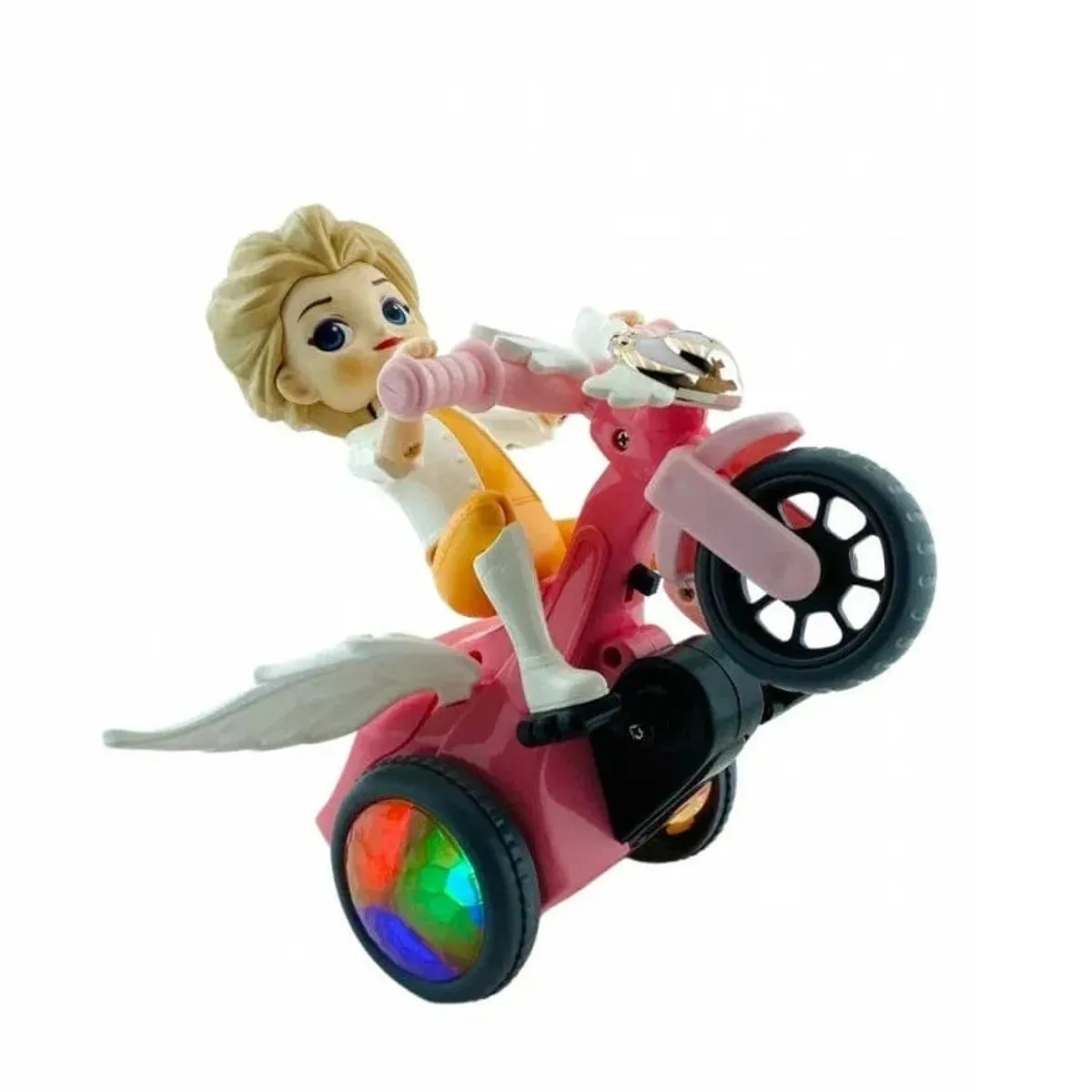 GENERICO - Muñeca en Motocicleta Musical con Luces